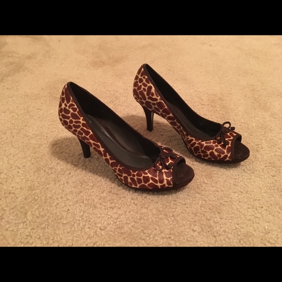 Alex Marie Cheetah Print Heels Size 8 1/2 - Picture 2 of 3